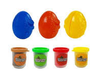 Speeldeeg dinosaurus-eivorm 12 stuks 4 kleuren (5)