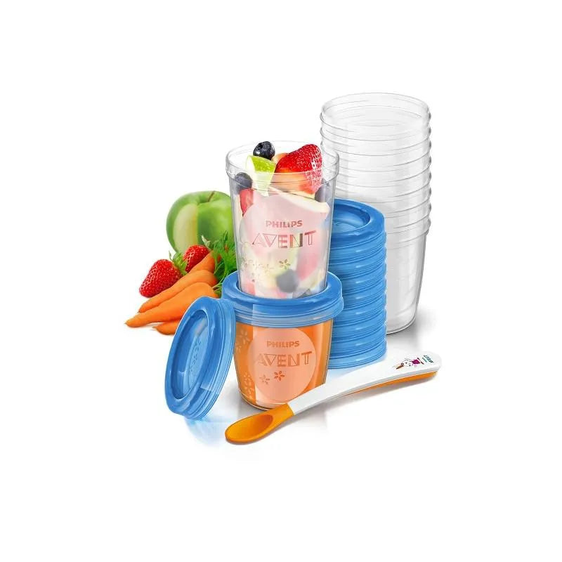 Avent set bewaarbakjes voor babyvoeding