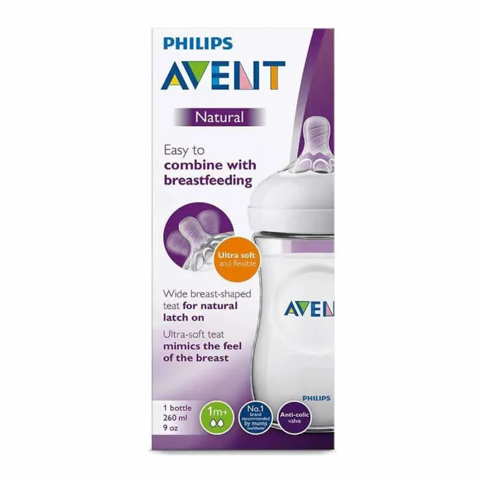 Avent Natural zuigfles 1m+ 260ml