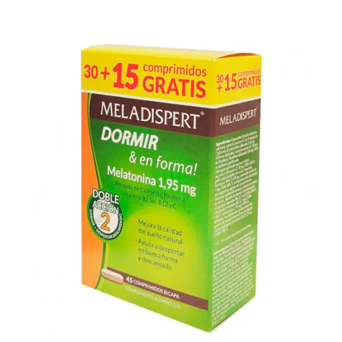 Meladispert Slaap & Fit 30+15 tabl