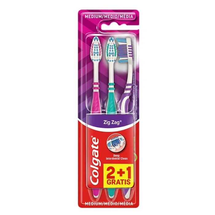 Colgate Zig Zag tandenborstel 2 + 1