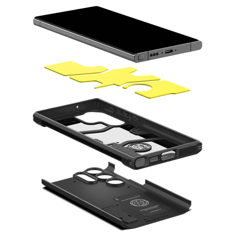 Spigen Tough Armor - Hoesje voor Samsung Galaxy S23 Ultra (zwart) (5)