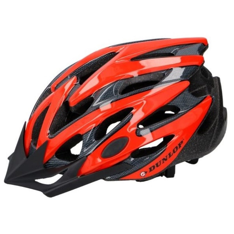 Dunlop - MTB-fietshelm maat S (rood/zwart)