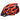 Dunlop - MTB-fietshelm maat S (rood/zwart)