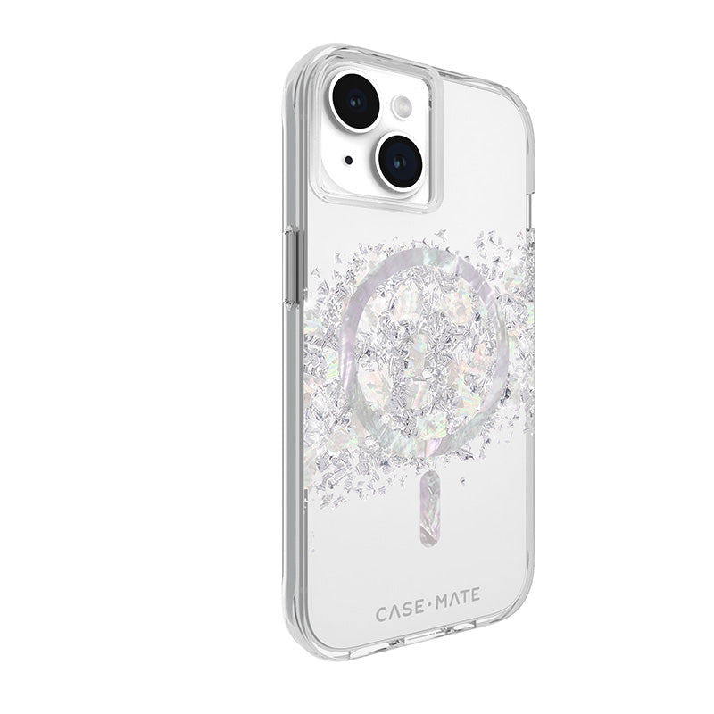 Case-Mate Karat MagSafe - hoesje voor iPhone 15 / iPhone 14 / iPhone 13 versierd met parelmoer (A Touch of (2)