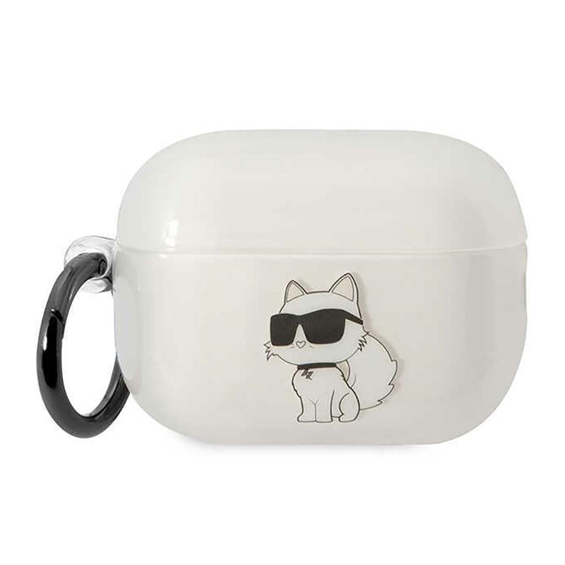 Karl Lagerfeld NFT Ikonik Choupette Head - Hoesje voor Apple AirPods Pro 2 (transparant)