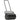 Gazonwals met U-handgreep, tuinwals, tuinroller, 32 cm diameter, 38 l water/62 kg zand, metaal, zwart, 58 x 32,5