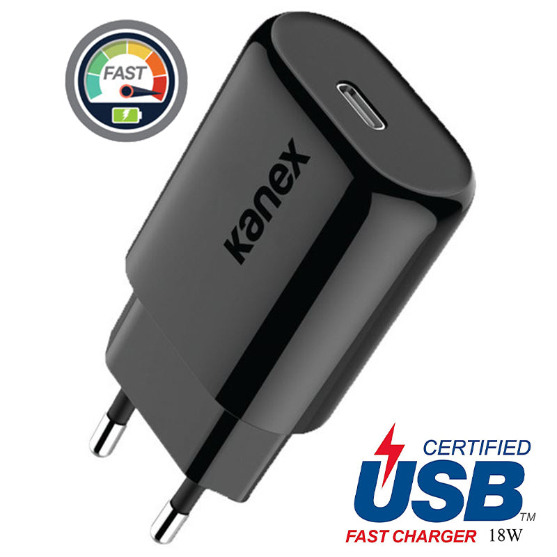 Kanex GoPower - USB-C netlader (Power Delivery) 18W (zwart)
