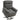 Relaxfauteuil met sta-op-hulp incl. afstandsbediening, voetensteun, staal, grijs