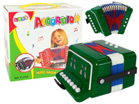 Accordeoninstrument voor een jonge muzikant Groen