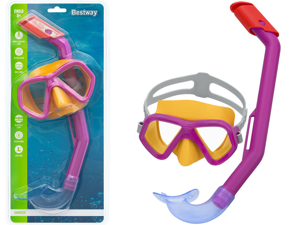 Masker + Roze Tube Bestway 24023 Set