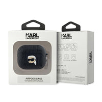 Karl Lagerfeld Monogram Karl Head - AirPods 3 hoesje (zwart) (3)