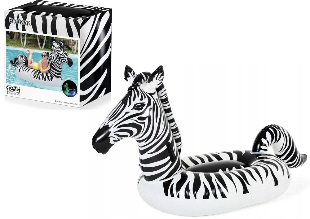 Opblaasbare matras Zebra LED 254 x 142 cm Bestway 41406 (2)
