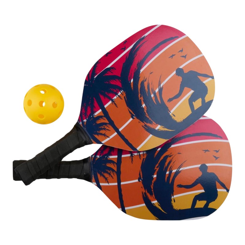 Eddy Toys - 3-delige pickleballset met rackets en bal