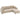 L-vormige hoekbank met flexibele chaise longue, 4-zitsbank met 2 kussens, metalen frame, voor woonkamer, beige