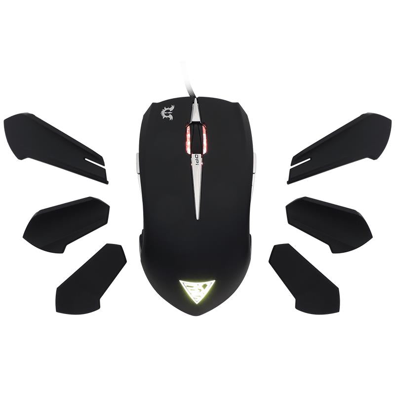 Gamdias Erebos Optical - Optische gamingmuis met verwisselbare panelen (3500 DPI)