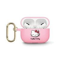 Hello Kitty Siliconen 3D Kitty Head - hoesje voor AirPods 3 (roze)