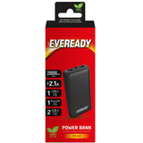 Eveready PX20B - Powerbank 20000 mAh 2x USB-A (zwart) (4)