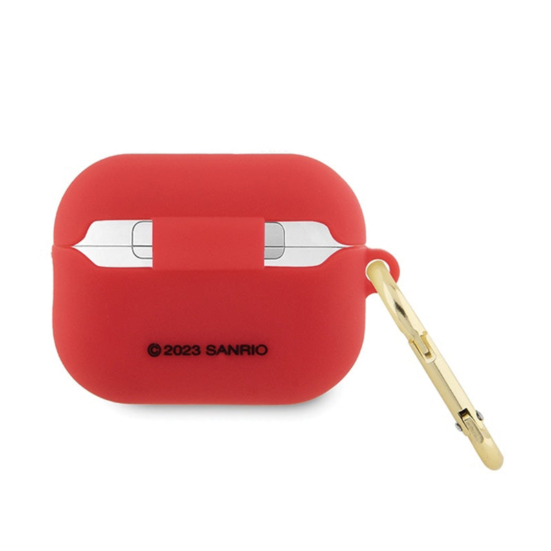 Hello Kitty Siliconen 3D Kitty Head - hoesje voor AirPods Pro 2 (fuchsia) (2)