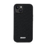 DKNY 3D Rubber Repeat Pattern - Hoesje voor iPhone 15 Plus (Zwart) (3)