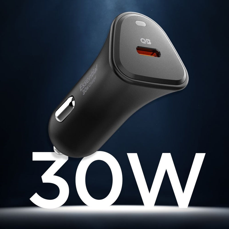 Spigen Essential EV301 - USB-C PD 3.0 PPS 30W autolader (zwart) (5)