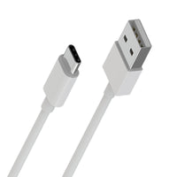 Borofone - USB-A naar USB-C kabel in koker, 1 m (wit) (2)