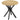 Eettafel keukentafel ronde tafel, modern design, 78 cm x 78 cm x 75 cm, natuurlijk hout