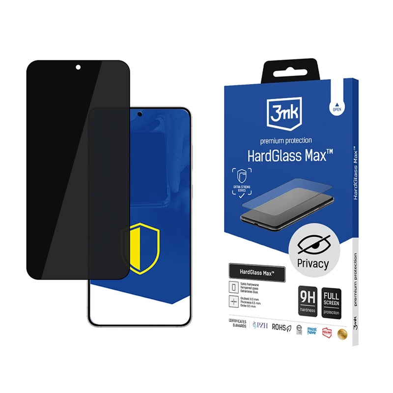 3mk HardGlass Matt Max Privacy – Mat gehard glas met privacyfilter voor Samsung Galaxy S25 Edge