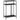 Sidetable met 3 niveaus, smalle haltafel met stalen frame voor woonkamer, gang, 55 cm, zwart