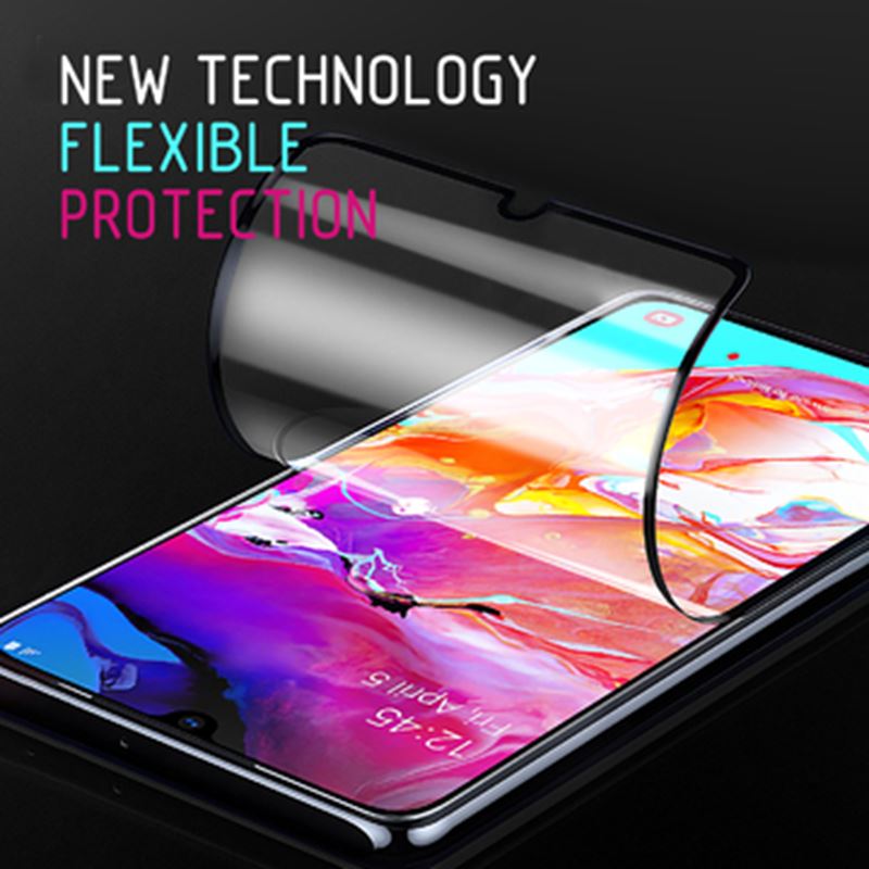 Crong 7D Nano Flexible Glass – Full Coverage Hybride Screenprotector 9H Samsung Galaxy A80 / A90 (4)