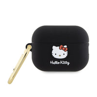 Hello Kitty Siliconen 3D Kitty Head - hoesje voor AirPods Pro 2 (zwart)