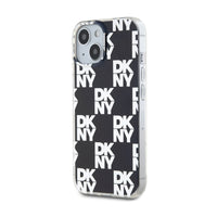 DKNY IML Checkered Mono Pattern - Hoesje voor iPhone 15 Plus / 14 Plus (Zwart) (2)