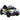 12V Kinderauto Politie met afstandsbediening, sirene, zwaailicht, muziek & claxon, dubbele motor, vering, wit