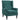 Elegante oorfauteuil, dik gestoffeerd, afneembare hoes, 74 x 86 x 102 cm, donkergroen