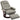Relaxfauteuil televisiefauteuil ligstoel kunstleer 360° draaistoel 145° verstelbaar grijs 78 x 87 x 100 cm