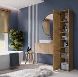 Badezimmer-Hochschrank Sara S33 EICHE ARTISAN – Produktabbildung 3