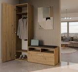 Kleiderschrank DUO EICHE ARTISAN – Produktabbildung 7