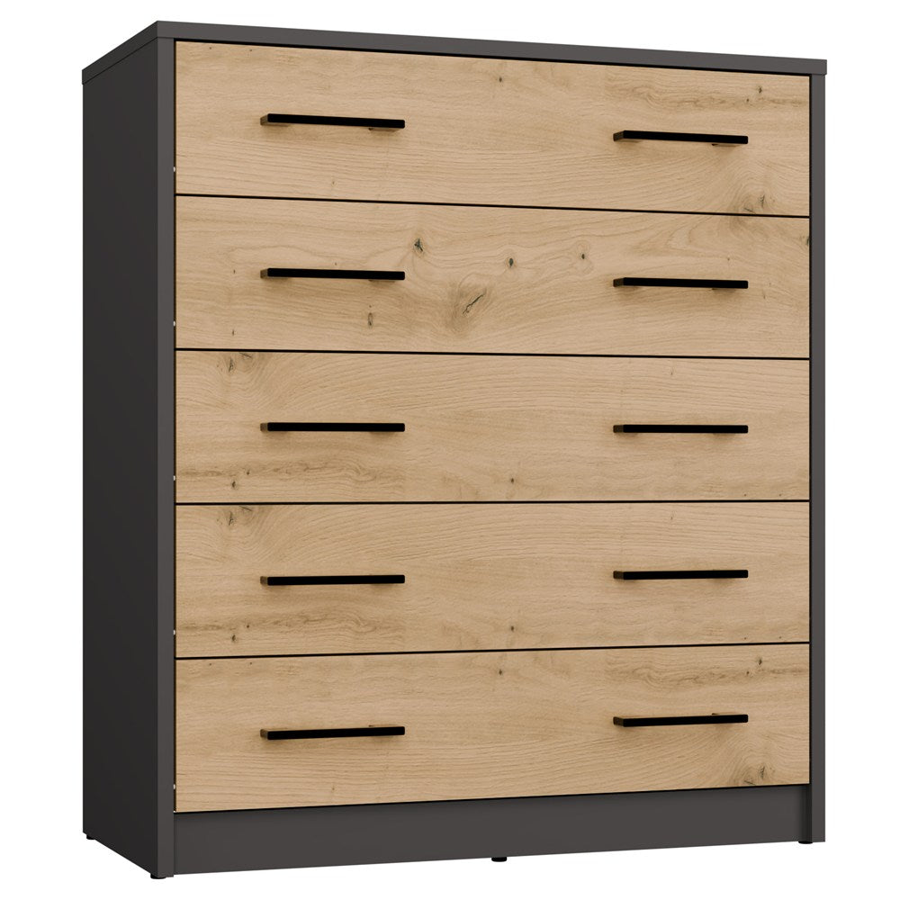 Schuhschrank ALEX ANTHRAZIT ARTISAN für Flur