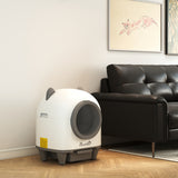 Zelfreinigende kattenbak met app-besturing 80 L geurbestrijding voor meerdere katten (9)