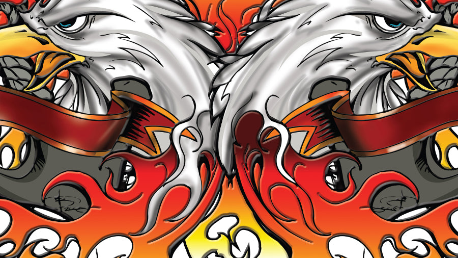 Nexgen Skins met 3D-effect voor iMac 27" (Iron Eagle 3D) (3)