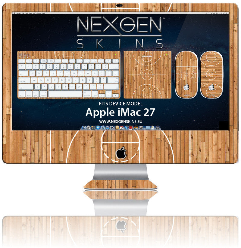Nexgen Skins met 3D-effect voor iMac 27" (Hardwood Classic 3D)