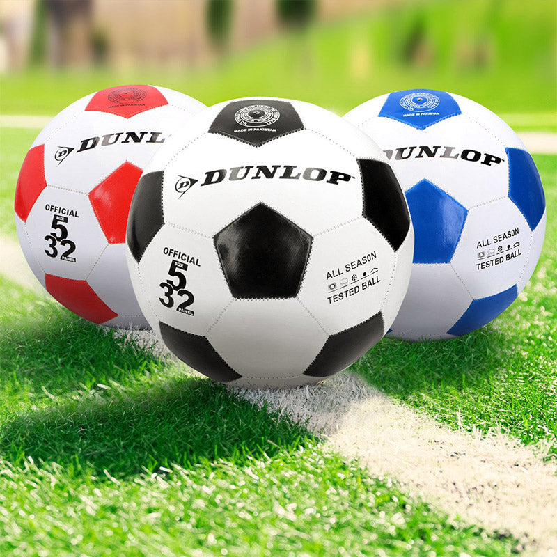 Dunlop - Voetbal maat 5 (zwart) (2)