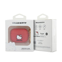 Hello Kitty siliconen 3D Kitty-kop - hoesje voor AirPods Pro (fuchsia) (3)