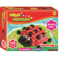 Aqua kralen lieveheersbeestje