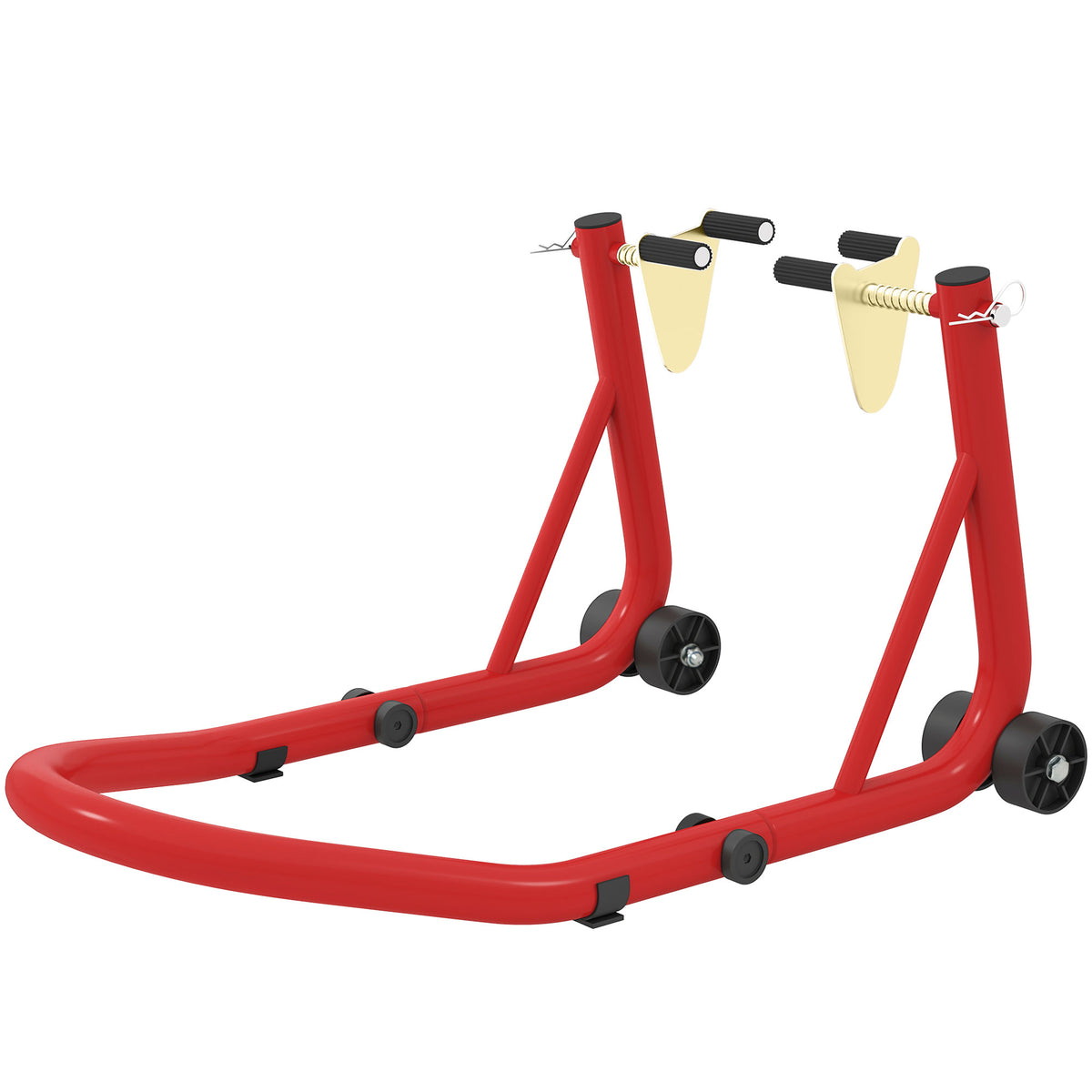 Motorfiets voorbok paddockstand motorlift tot 544 kg staal rood