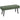 Gestoffeerde bank met ribfluwelen bekleding, bedbank met metalen poten, schoenenbank 100 x 36 x 45 cm groen