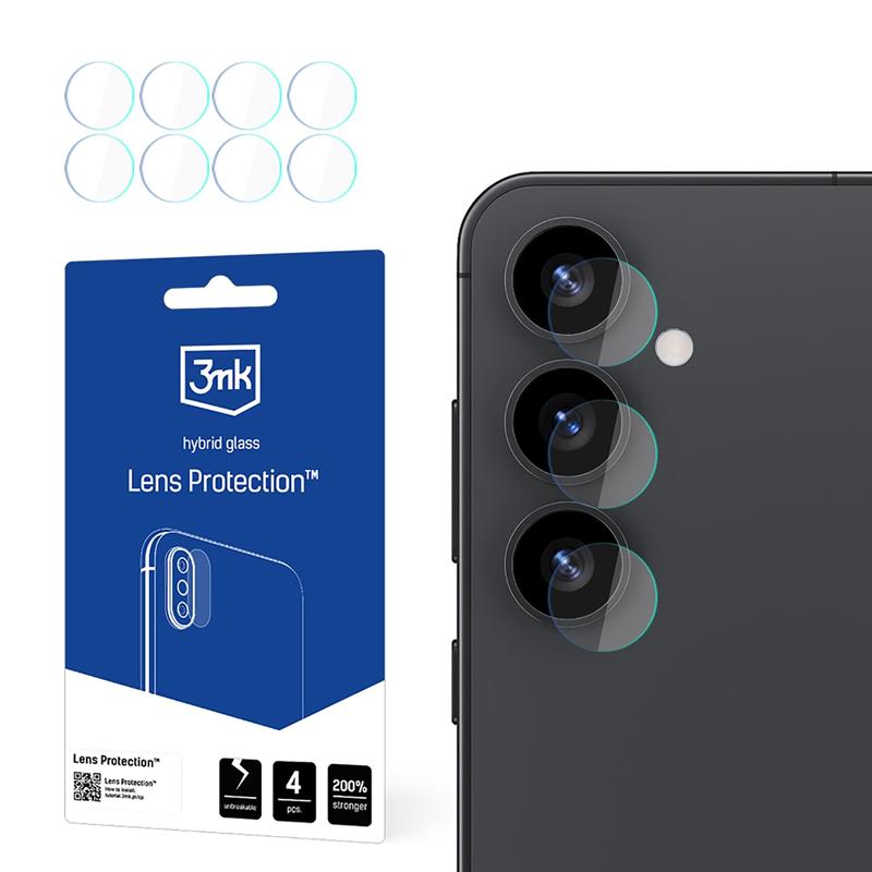 3mk Lens Protection - Lensbescherming voor de camera van de Samsung Galaxy S25+ (4 sets)
