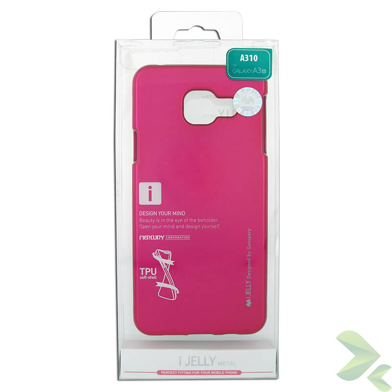 Mercury I-Jelly - Hoesje voor Samsung Galaxy A3 (2016) (roze)
