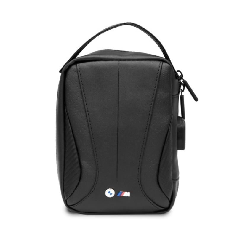BMW Carbon&Perforated - Tas / organizer met externe USB-poort (Zwart) (2)