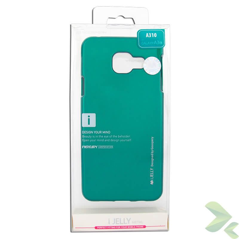 Mercury I-Jelly - Hoesje voor Samsung Galaxy A3 (2016) (groen)